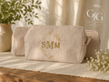 Monogram Seersucker Cosmetic Bag