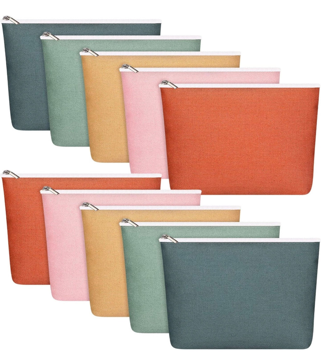 Personalized Canvas Zipper Bag